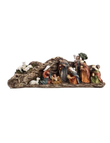 Nacimiento cueva 28cm una pz. resina pb18505 (16)