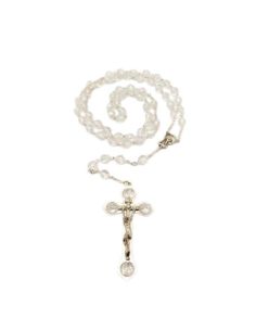 Rosario cristal bohemia 7mm transparente