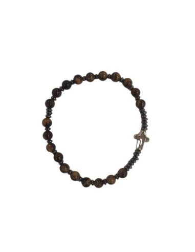 Brazalete Piedra Ojo De Tigre Hematites