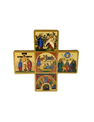 Icono ultima cena 11*11.5 e 18 c