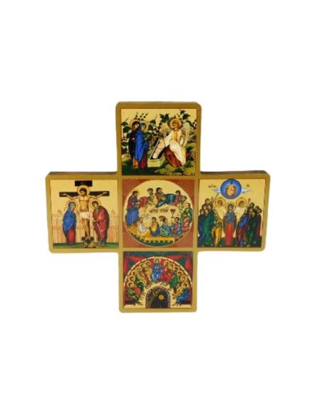 Icono ultima cena 11*11.5 e 18 c