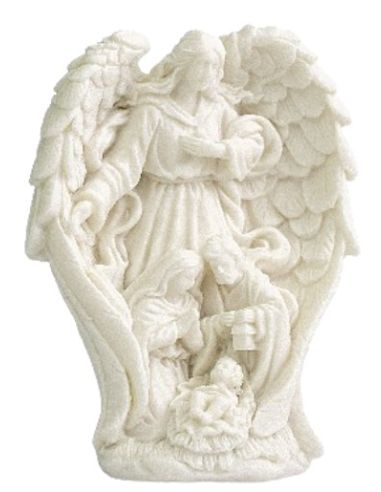 Nacimiento resina 4,5cm  mini blanco
