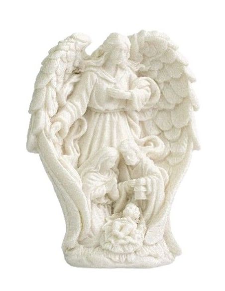 Nacimiento resina 4,5cm  mini blanco