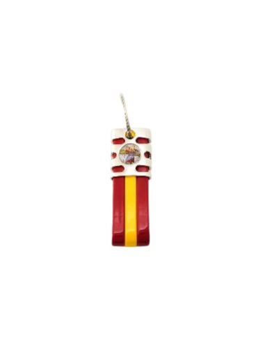 Llavero bandera españa san cristobal