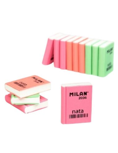 Goma milan nata forma de libro (12.7x12.4x2.9)