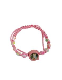 Brazalete Niños Cuerda Rosa Bola Cruces Angel Guarda Puente