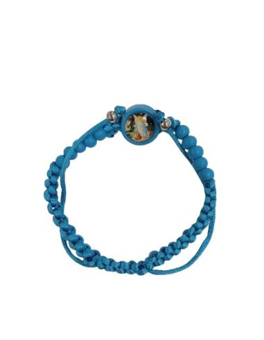 Brazalete Niños Cuerda Azul Angel Guarda Puente