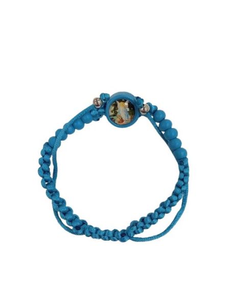 Brazalete Niños Cuerda Azul Angel Guarda Puente