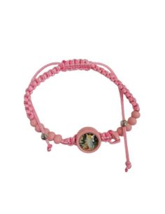 Brazalete Niños Cuerda Rosa Angel Guarda Puente