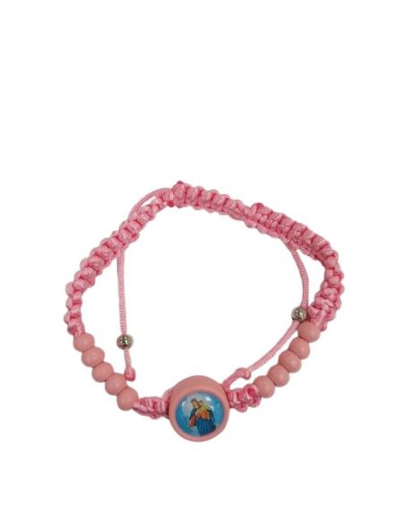 Brazalete Niños Cuerda Rosa Maria Auxiliadora