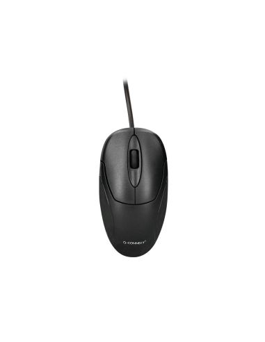 Raton Q-Connect Optico 800 Dpi Usb 1,5 Ghz Negro Con Cable|Libreriasalesiana