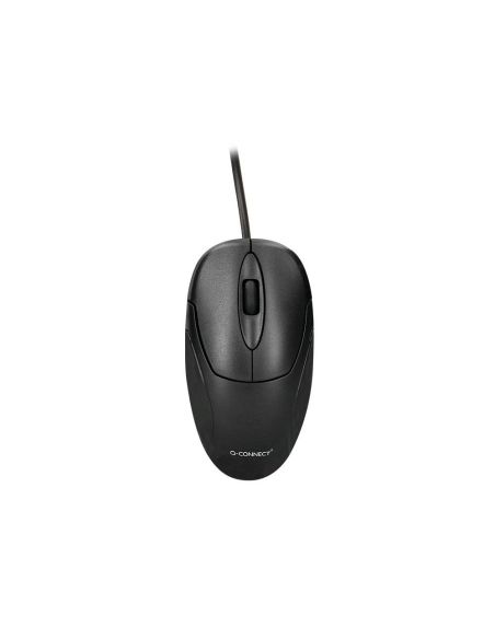 Raton Q-Connect Optico 800 Dpi Usb 1,5 Ghz Negro Con Cable|Libreriasalesiana
