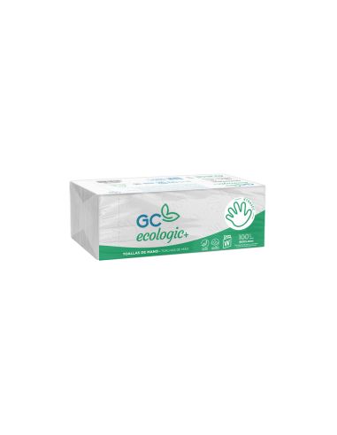 Toalla De Papel Mano Engarzada Ecologica 22,5X31 Cm 2 Capas Paquete Con 144 Unidades