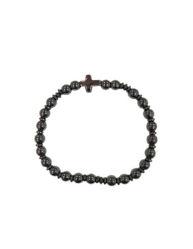 Brazalete Rosario 6Mm Discos 4Mm Hematites