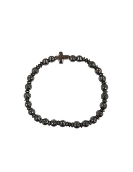 Brazalete Rosario 6Mm Discos 4Mm Hematites