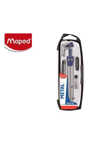 Compas Maped Start Con Con Portaminas 0,5 Mm En Estuche Con 5 Piezas