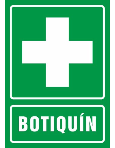 Pictograma Syssa Señal De Botiquin En Pvc 210X297 Mm