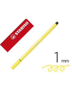 Rotulador Stabilo Acuarelable Pen 68 Amarillo Limon Punta Gruesa 1Mm