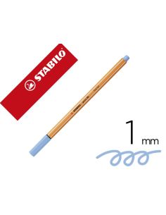 Rotulador Azul Claro Stabilo Punta De Fib Ra Point 88 Punta Fina 0,4Mm