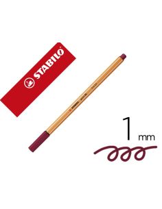 Rotulador Stabilo Punta De Fib Ra Point 88 Purpura Punta Fina 0,4Mm