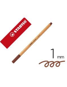 Rotulador Stabilo Punta De Fib Ra Point 88 Siena Tostado Punta Fina 0,4Mm