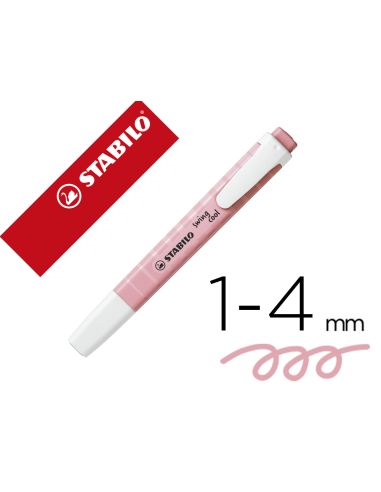Rotulador Rosa Stabilo Fluorescente Swing Cool Pastel