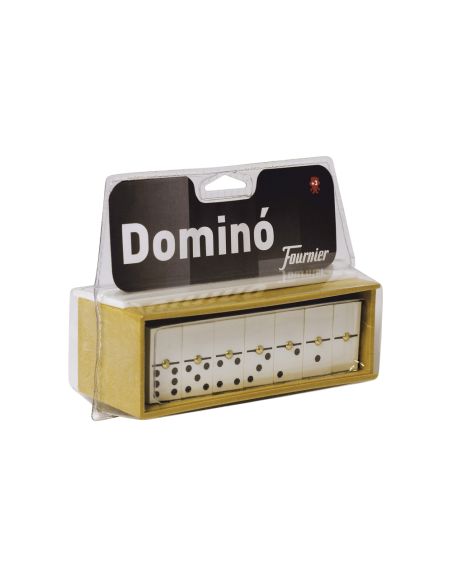 Domino Chamelo Fournier Ficha Marfilina En Caja De Plastico En Blister