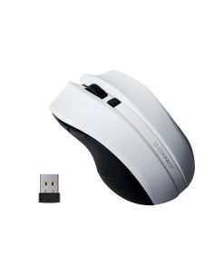 Raton Q-Connect Optico Inalambrico 1000 Dpi Receptor Usb 2,4 Ghz Blanco
