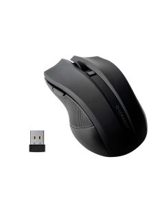 Raton Q-Connect Optico Inalambrico 1000 Dpi Receptor Usb 2,4 Ghz Negro