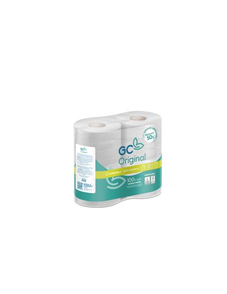 Papel Higienico Olimpic 2 Capas-96,3Mm Ancho X 17,98M Largo Paquete De 4 Rollos