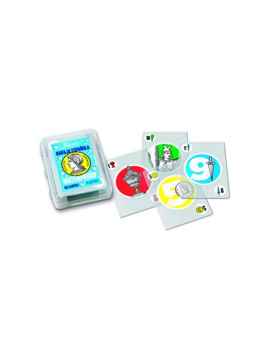 Baraja De Cartas Fournier Waterproof Plastico 50 Cartas