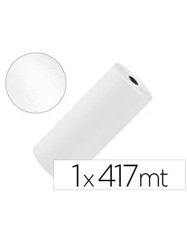 Papel Kraft Liderpapel Blanco Bobina 1 Mt X 417 Mt Especial Para Embalaje Peso 25 Kg