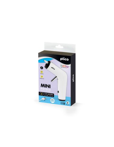 Pistola De Silicona Caliente Plico Mini Con Bateria
