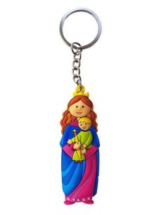 Llavero Figura Maria Auxiliadora