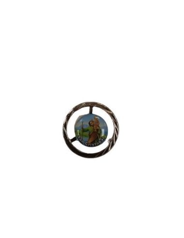 Placa Iman Volante 30Mm Plateada San Cristobal|Libreriasalesiana