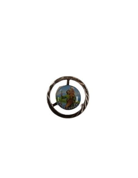 Placa Iman Volante 30Mm Plateada San Cristobal|Libreriasalesiana