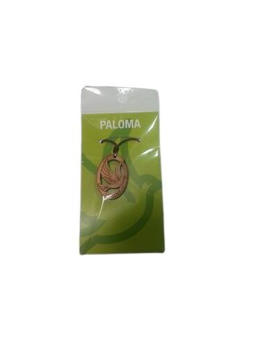Colgante Madera Olivo Paloma Yohnah***