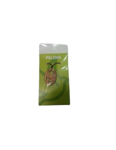 Colgante Madera Olivo Paloma Yohnah***