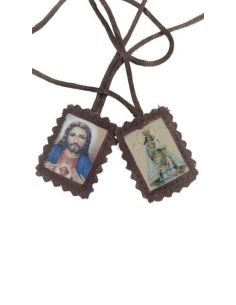 Escapulario Tela 3X4Cm Marron Generico