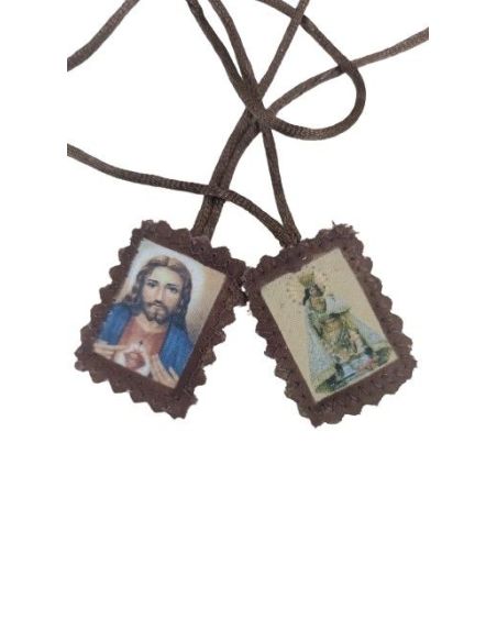 Escapulario Tela 3X4Cm Marron Generico