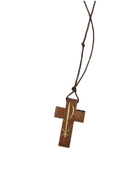 Cruz Px Madera Oscura 35M  C/Cordon