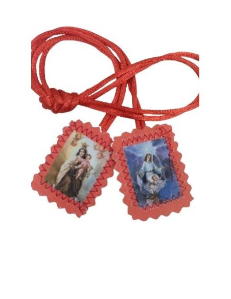 Escapulario Tela 3X4Cm Rojo Generico