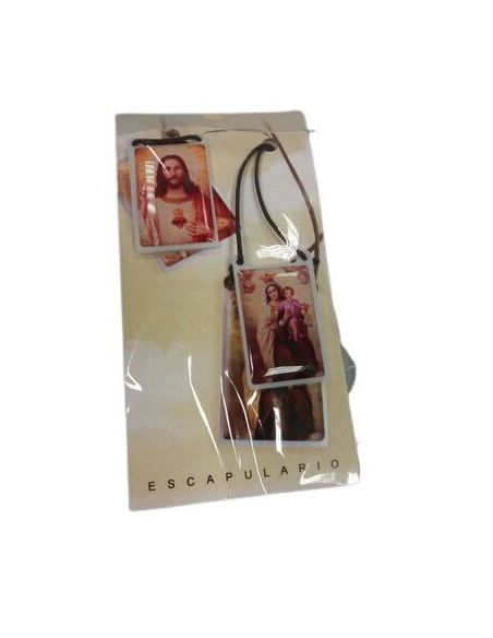 Escapulario Plast. Blister 3X2Cm
