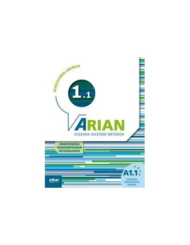 Arian a1.1 ikaslearen liburua (+erantzunak +transkripzioak)