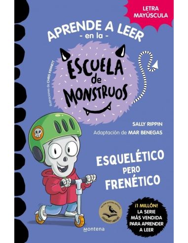 Aprender a leer en la escuela de monstruos 21 - esquelético pero frenético