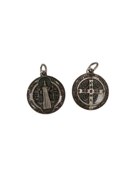 Medalla Metal 10Mm Doble Cara Esmaltada S.Benito