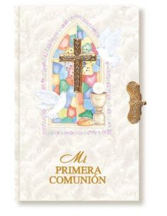 Devocionario misalito nacar vidriera/cruz completo (25111)