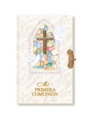 Devocionario misalito nacar vidriera/cruz completo (25111)