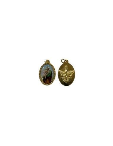 Medalla Metal Dorada 22Mm San Jose
