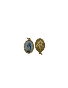 Medalla Metal Dorada 22Mm Milagrosa